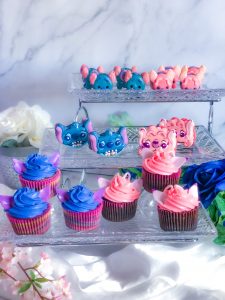 Stitch and Angel cupcakes