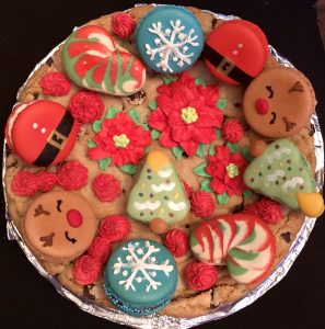 Christmas cookie cake