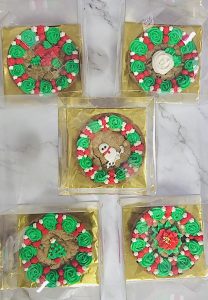 Mini Christmas Cookie Cakes