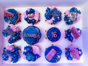 Sweet 16 Stuffed Cupcakes