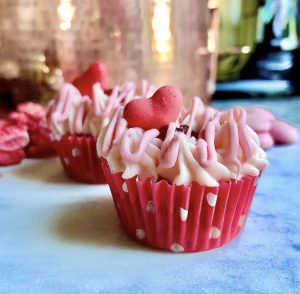 Mini Strawberry Cupcakes