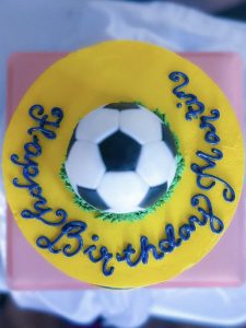 Soccer Ball Cake