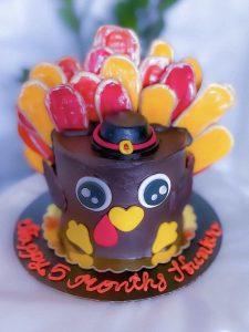 Thanksgiving Turkey Cake